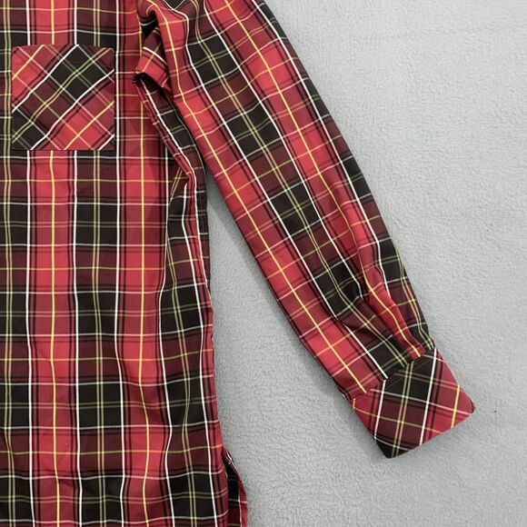 Orvis Shirt Womens 6 Red Black Plaid Long Sleeve Button Up 100% Cotton Pocket - Picture 5 of 16